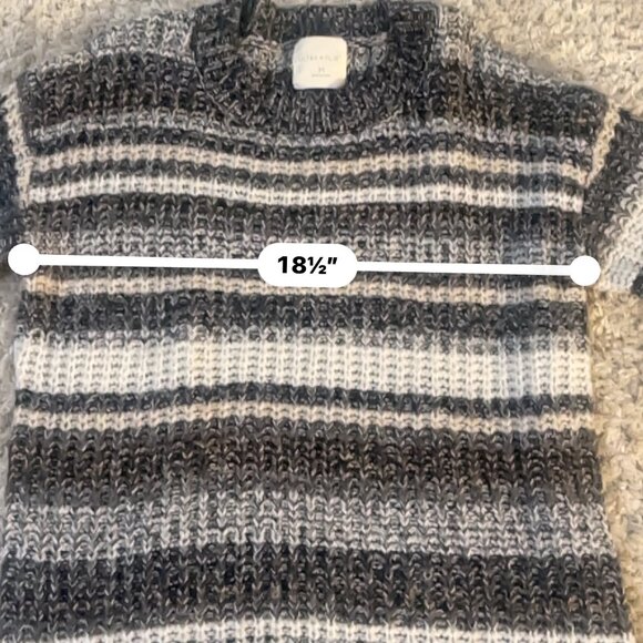 Ultra Flirt Juniors Chunky Knit Striped Sweater NWOT - Picture 4 of 8